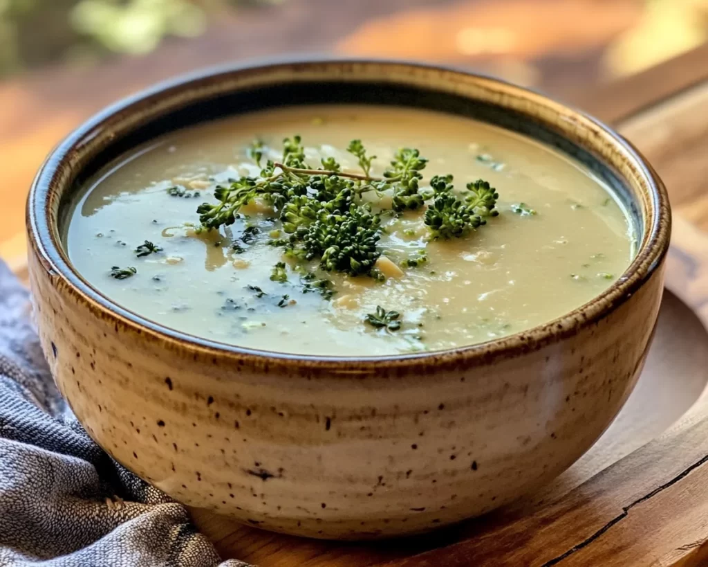 Spring Soup: Broccoli & Cheddar Soup in 25 Minutes