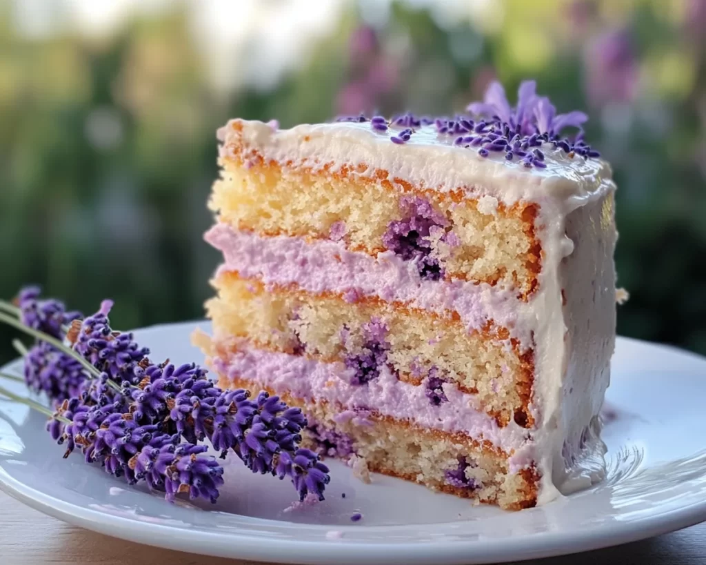 Spring Cake: Lavender Honey Layer Cake in 35 Minutes