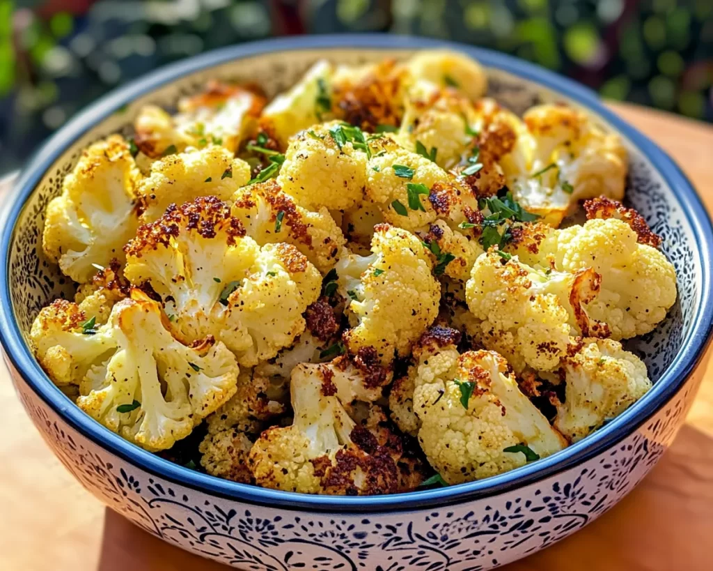Air Fryer Roasted Cauliflower