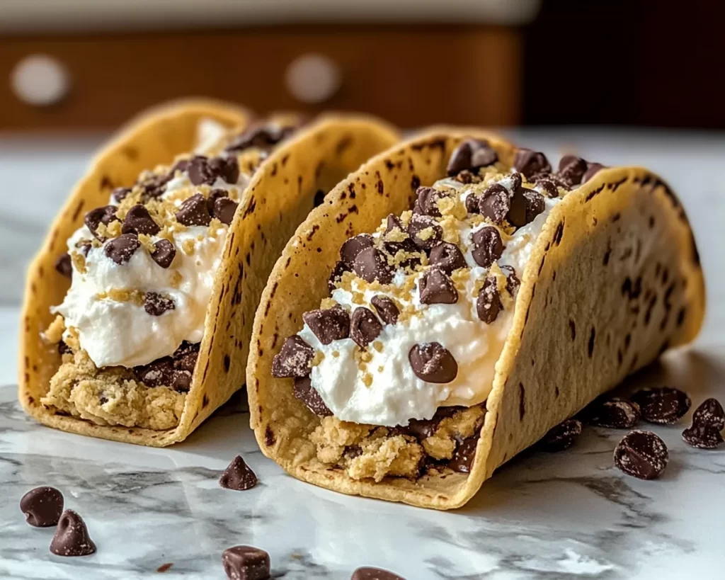 Cheesecake Cookie Dough Tacos