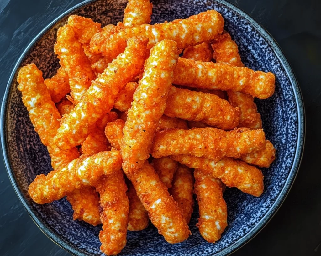 Weird Snacks: Flamin Hot Cheeto Mozzarella Sticks in 20 Minutes