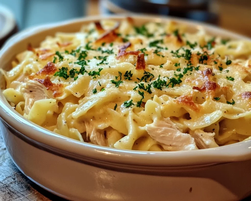 Easy Dinner Recipes for Family Comfort Foods: Creamy Chicken Noodle Casserole in 35 Minutes