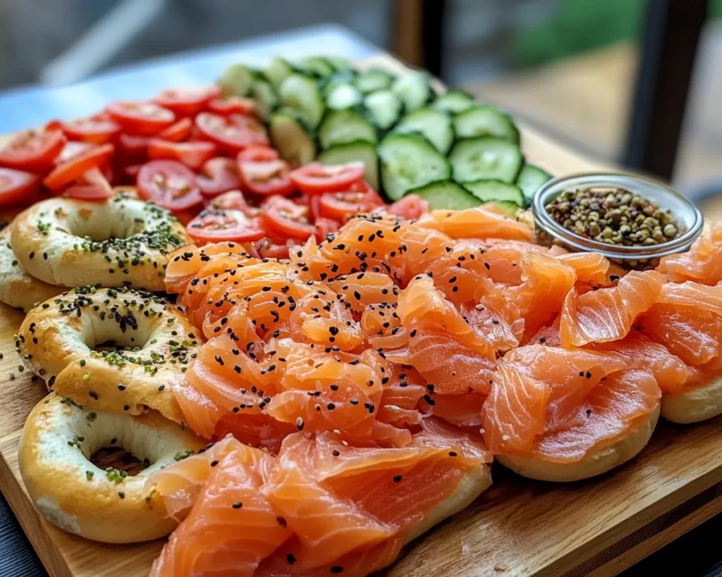 Spring Brunch: Smoked Salmon Bagel Board in 15 Minutes