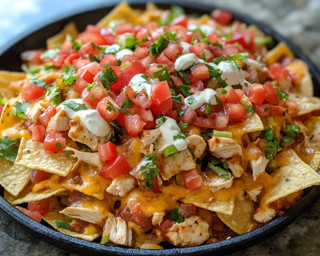 Summer Dinner Ideas: BBQ Chicken Nachos in 15 Minutes