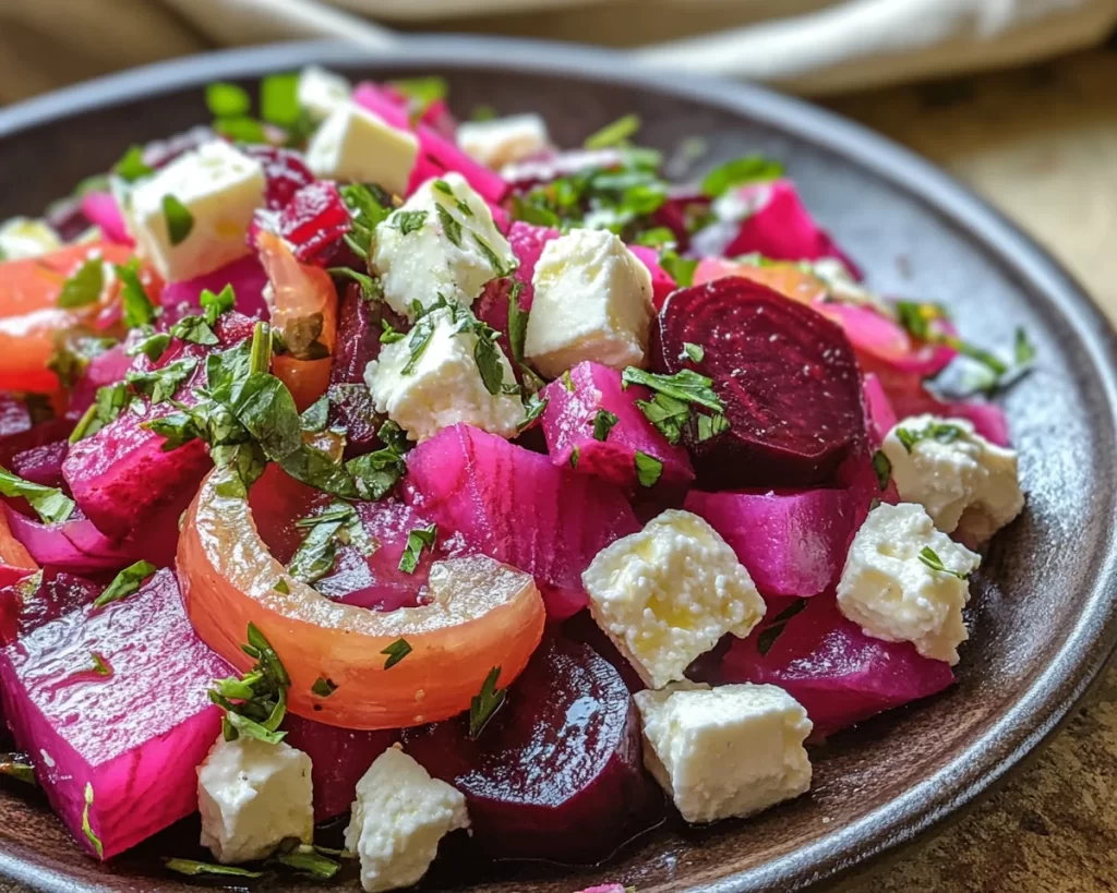 Spring Dinner Ideas: Roasted Beet and Feta Salad in 25 Minutes