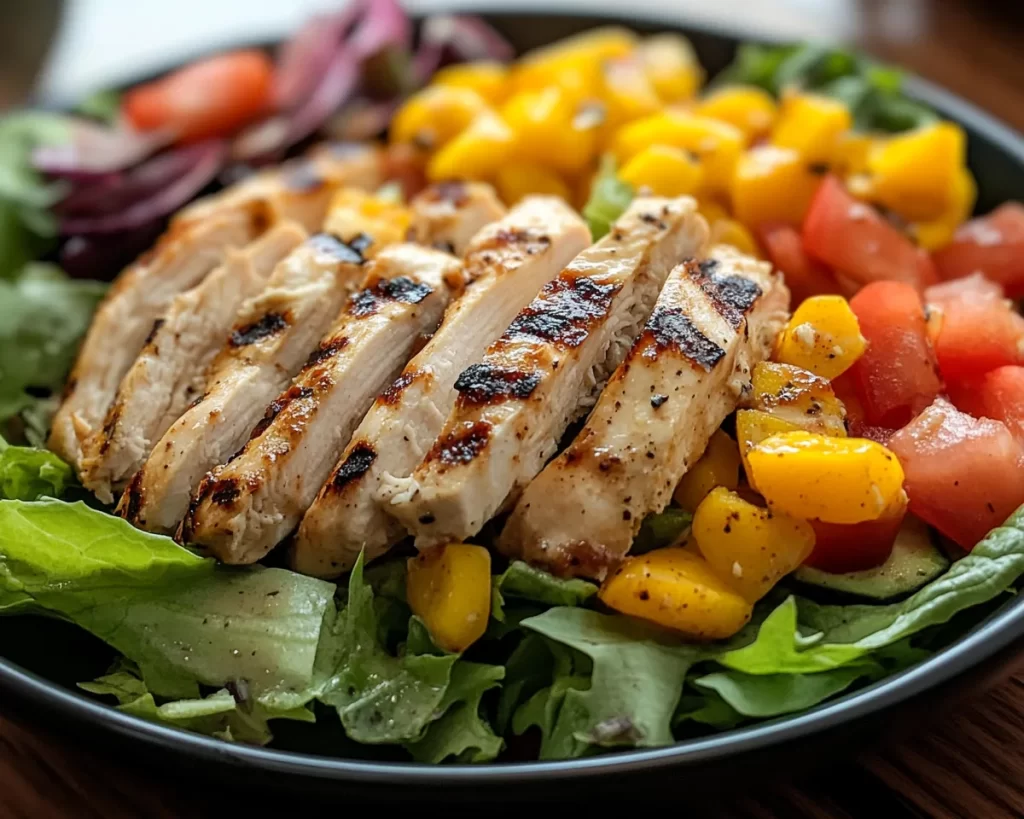 Summer Dinner Ideas: BBQ Ranch Chicken Salad in 15 Minutes