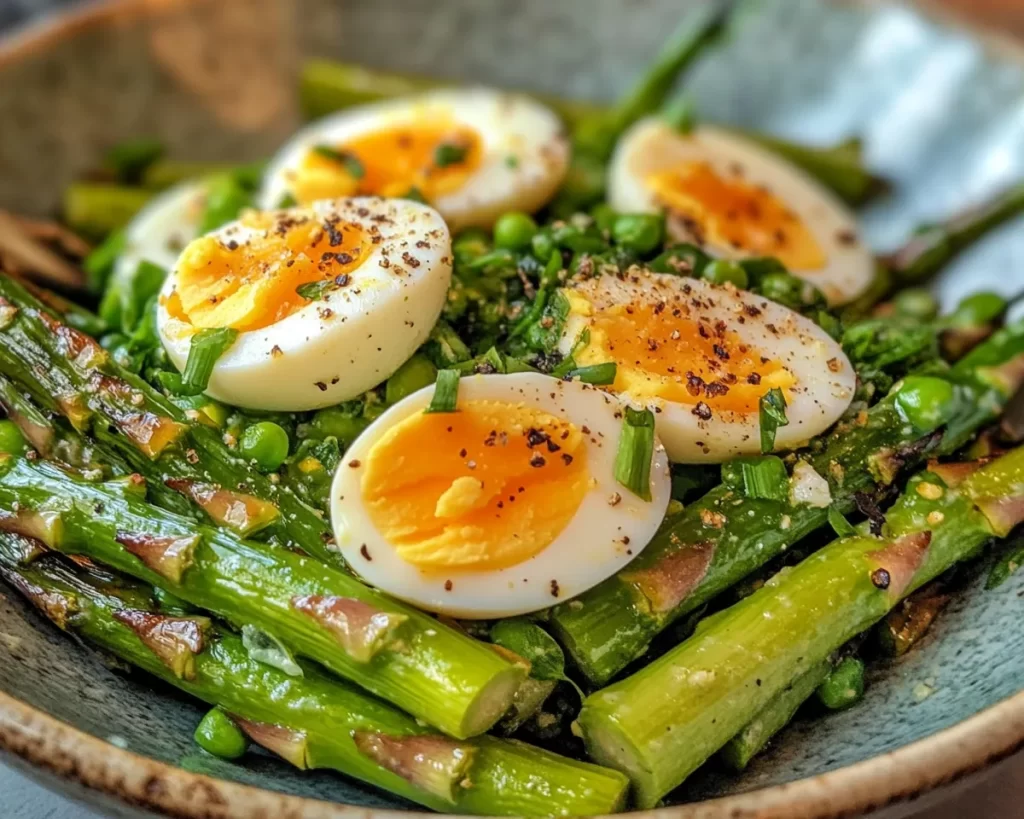 Spring Salad: Grilled Asparagus and Egg Salad in 20 Minutes
