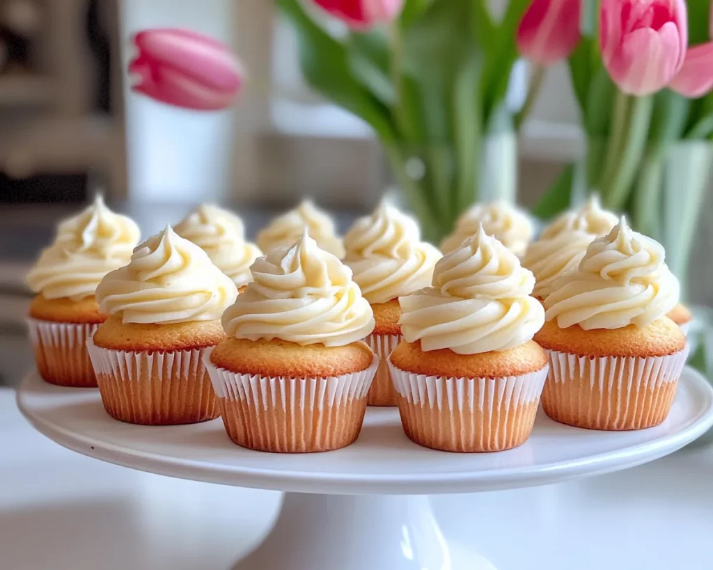 Spring Baking: Lemon Vanilla Cupcake Cake in 7 Steps