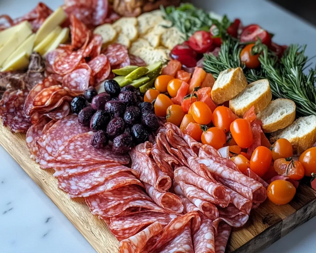 Spring Charcuterie Board Ideas with Mini Sandwiches in 5 Steps