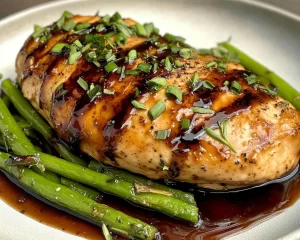 Spring Dinner Ideas: Balsamic Glazed Chicken in 20 Minutes