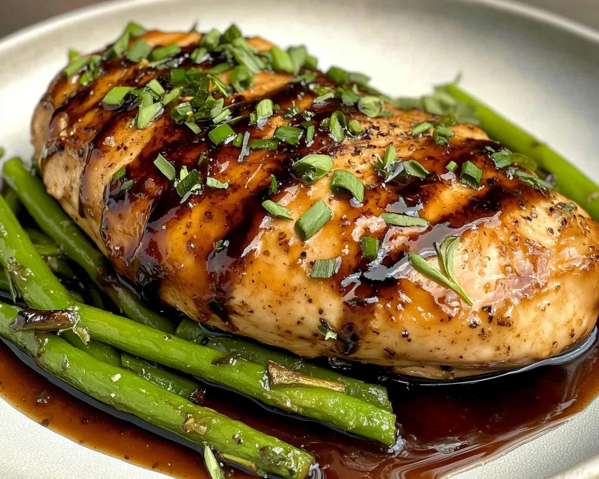 Spring Dinner Ideas: Balsamic Glazed Chicken in 20 Minutes