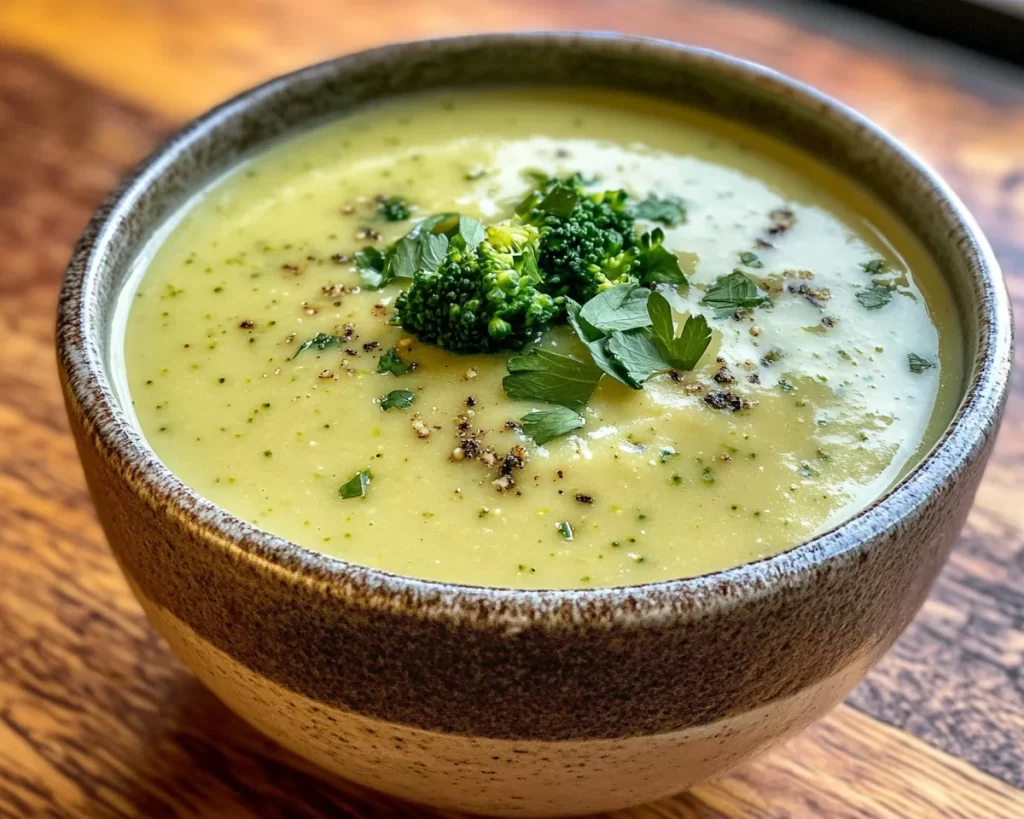 Spring Soup: Creamy Broccoli Cheddar Soup in 25 Minutes