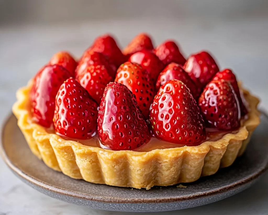 Spring Desserts: Strawberry Honey Tart in 5 Steps