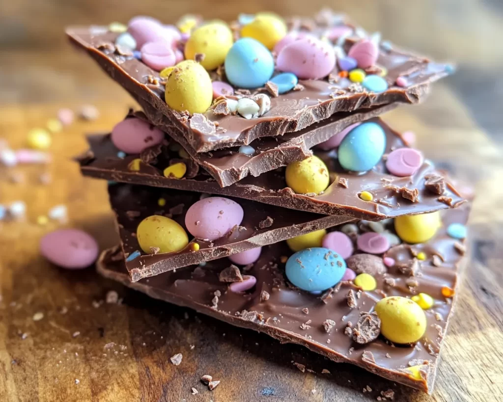 Easter Foods: Mini Egg Nest Chocolate Bark in 15 Minutes