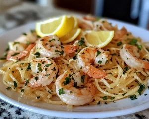 Spring Dinner: Lemon Butter Shrimp Pasta in 20 Minutes