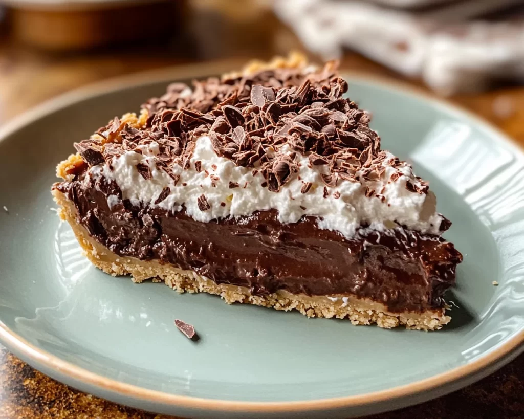 Dreamy No-Bake German Chocolate Pie