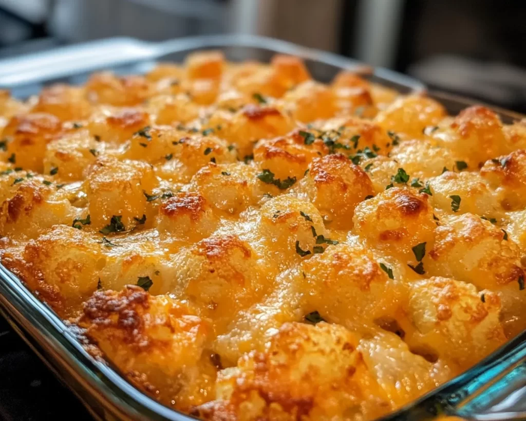 Easy Dinner Recipes for Family Comfort Foods: Cheesy Tater Tot Casserole in 35 Minutes