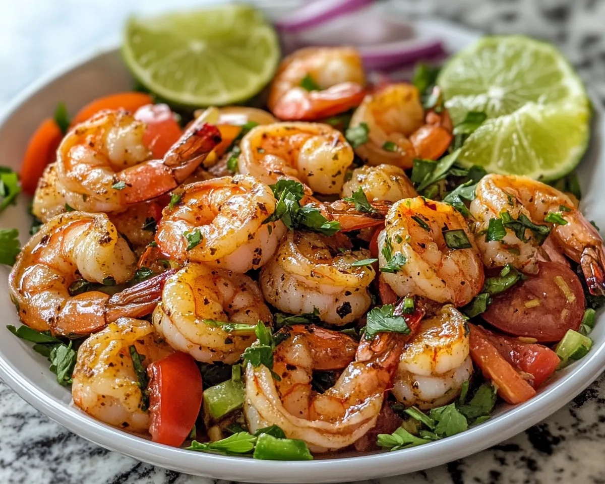 Summer Dinner Ideas: Honey Lime Shrimp Salad in 15 Minutes