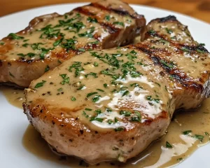 Spring Dinner: Creamy Garlic Pork Chops in 20 Minutes