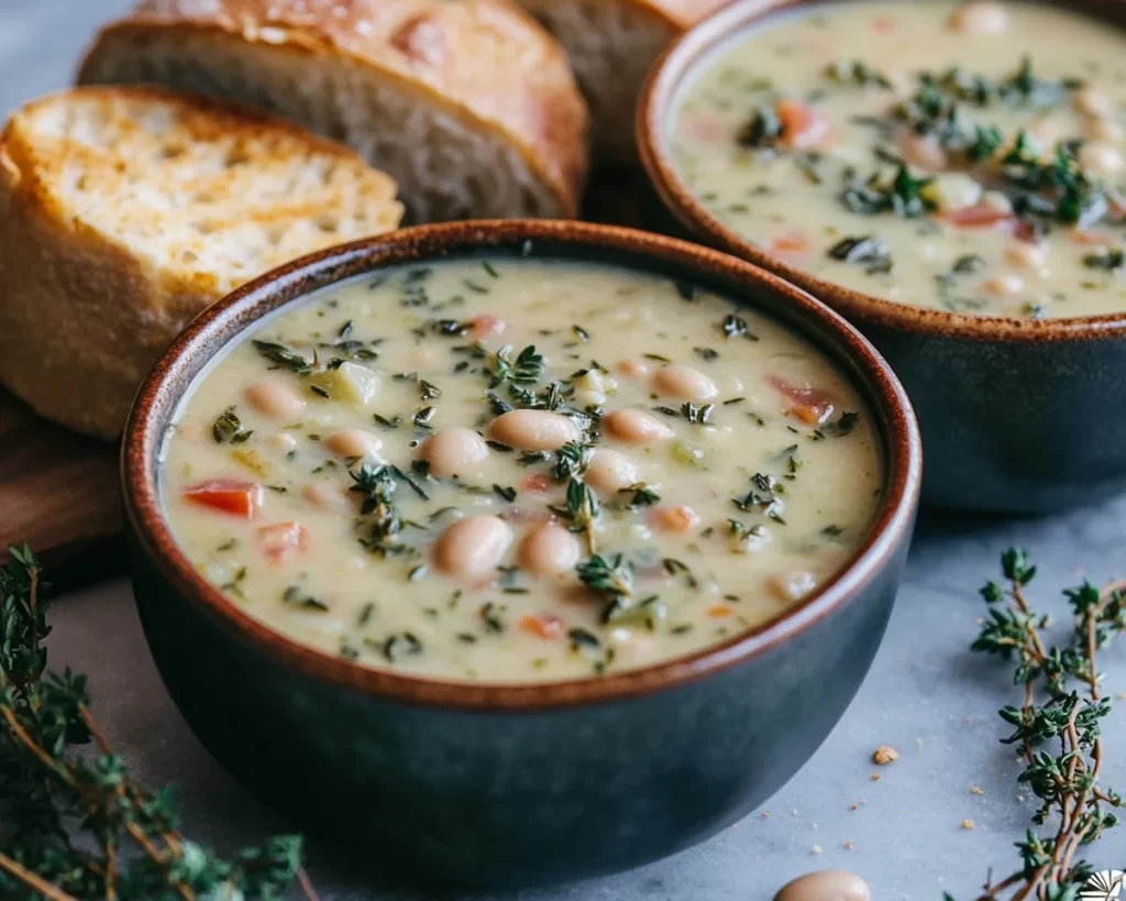 Healthy Easy Recipes: Creamy Tuscan White Bean Soup in 20 Minutes