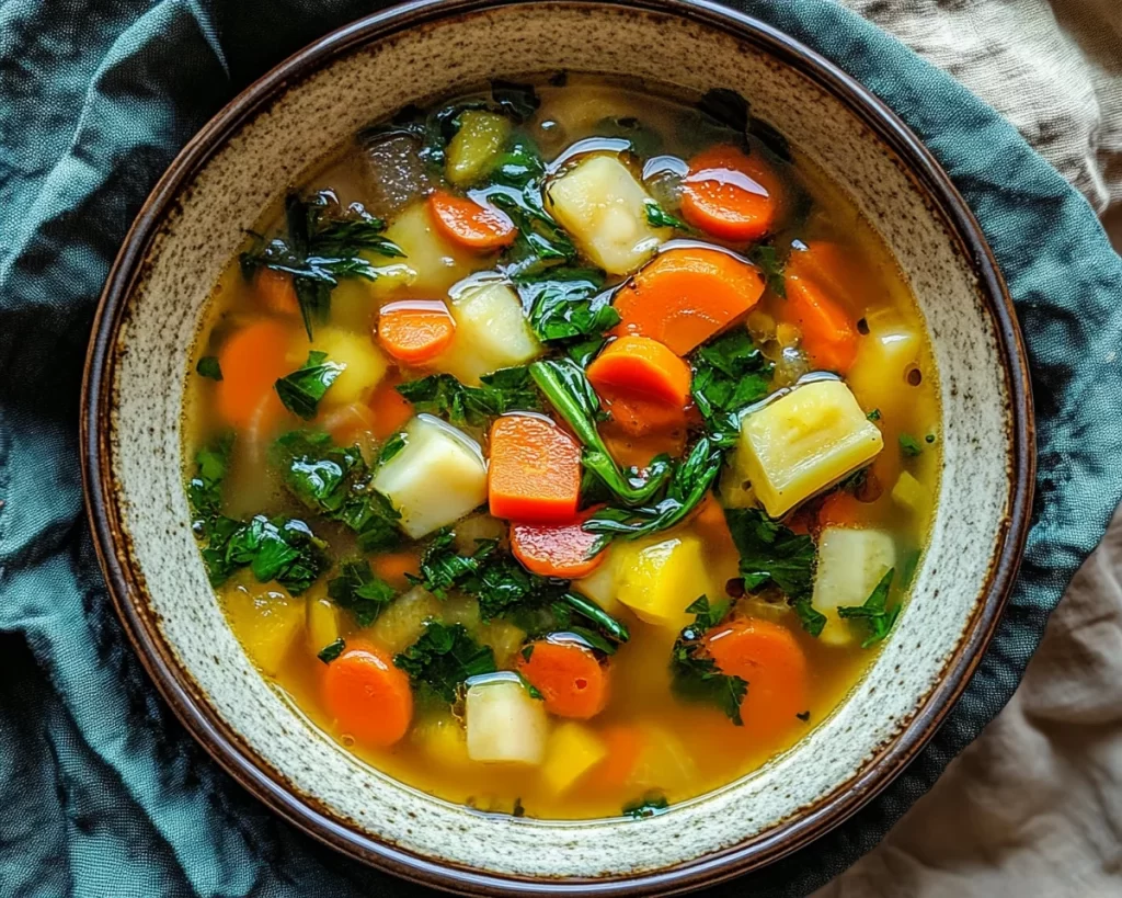 Spring Soup: Spring Vegetable Soup (Light)