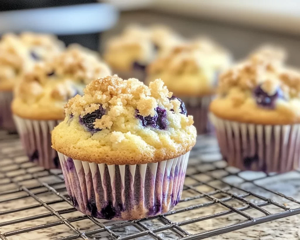 Spring Baking: Blueberry Streusel Muffins in 5 Steps