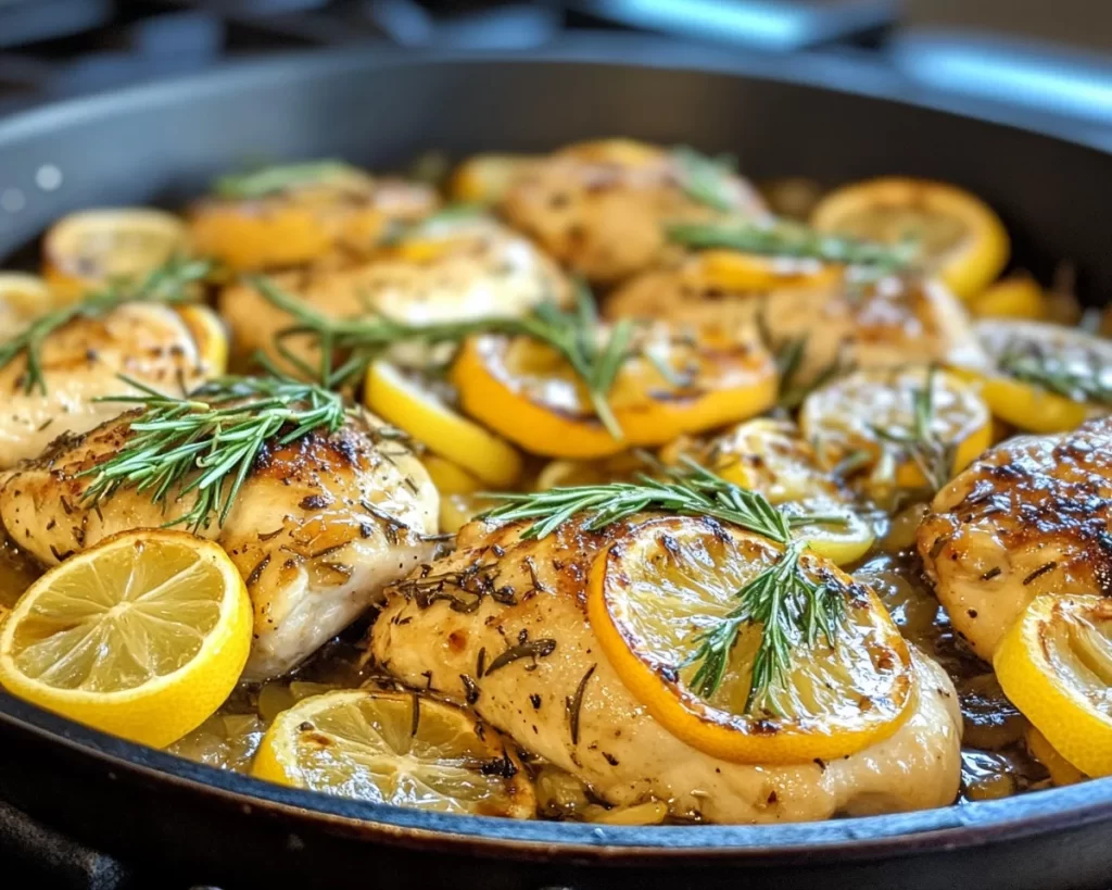 Summer Dinner Recipes: One Pan Lemon Chicken