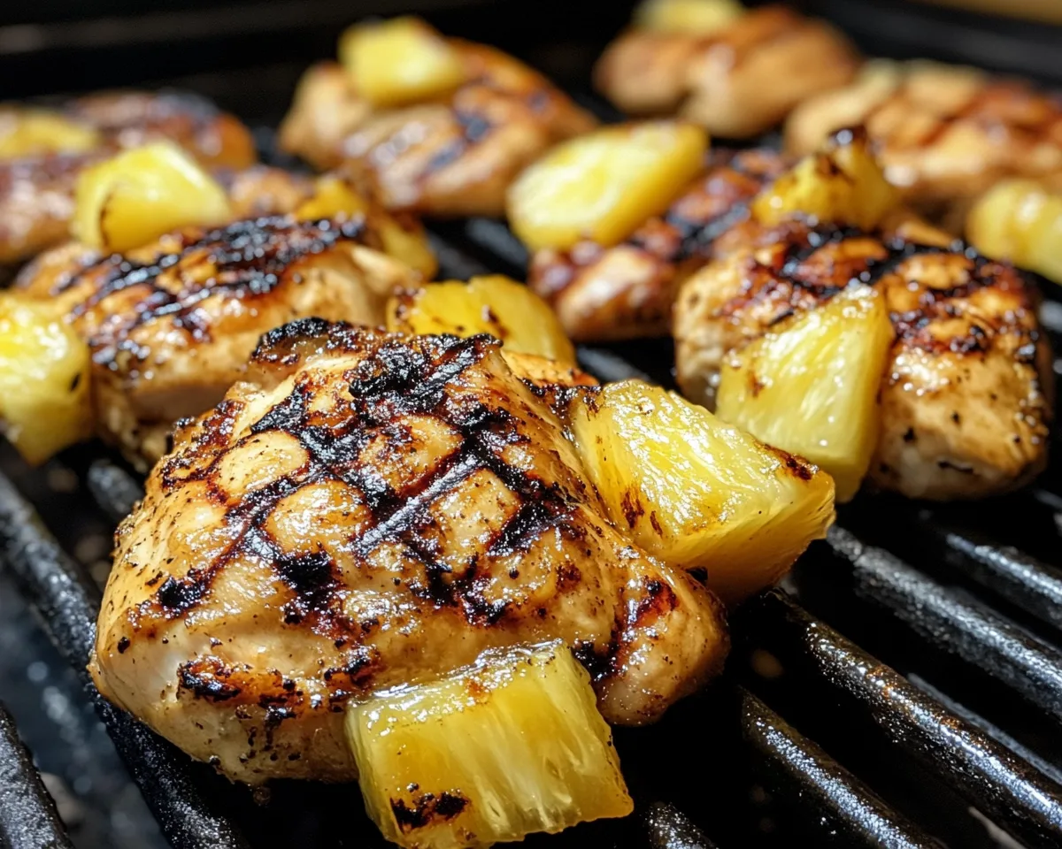 Summer Dinner Ideas: Grilled Pineapple Chicken in 20 Minutes