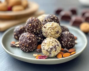 Healthy Munchies: Dark Chocolate Trail Mix Bites in 10 Minutes