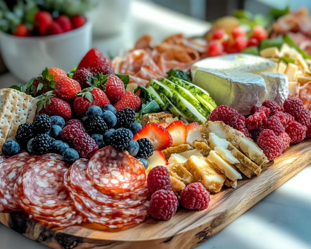 Spring Charcuterie Board Ideas with Berries & Brie in 5 Steps