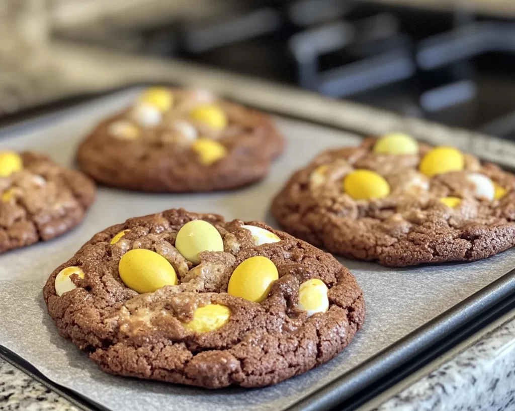 Cadbury Egg Cookies: Chewy Cookies with Mini Eggs