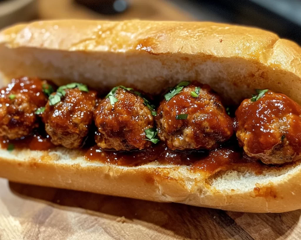 Easy Dinner Recipes for Family: BBQ Meatball Subs in 20 Minutes