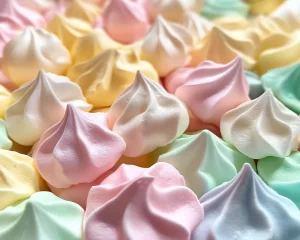 Spring Desserts: Pastel Meringue Cookies in 30 Minutes