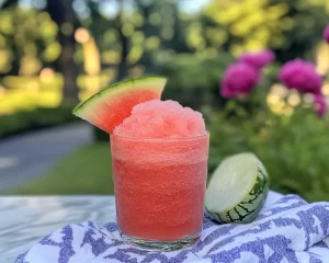 Summer Drinks: Watermelon Rosé Slushie in 10 Minutes