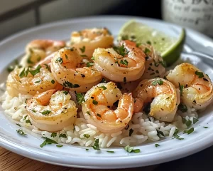 Spring Dinners: Garlic Butter Shrimp with Rice