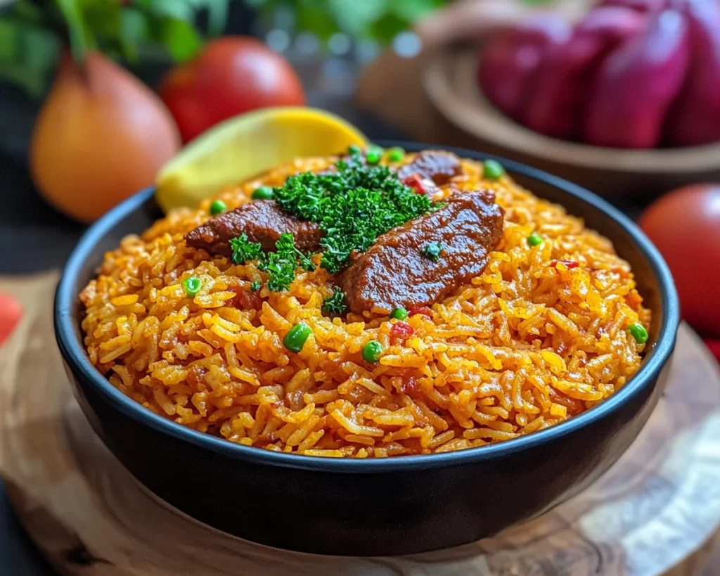 Authentic West African Jollof Rice