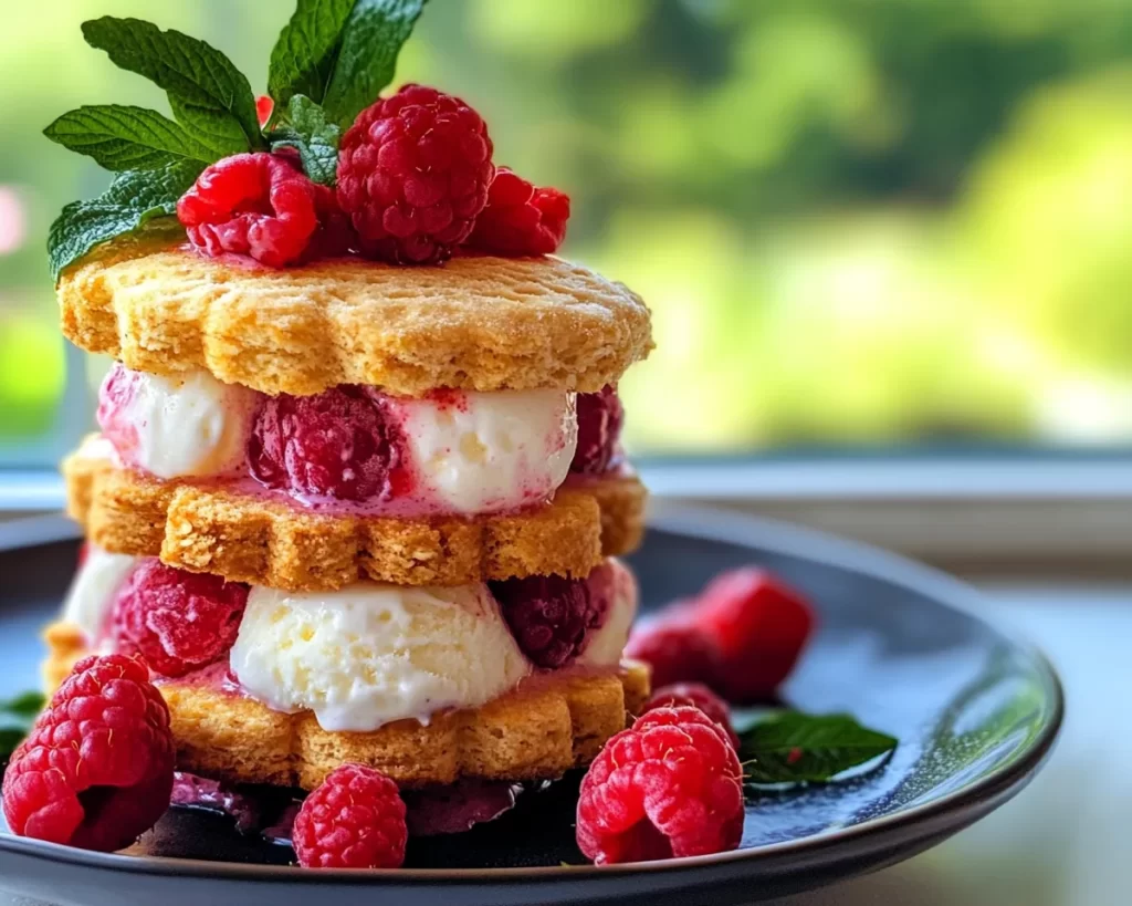 Spring Desserts: Lemon Berry Ice Cream Sandwiches in 5 Steps