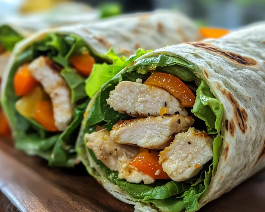 Lemon Vinegarette Dressing for Chicken Wraps