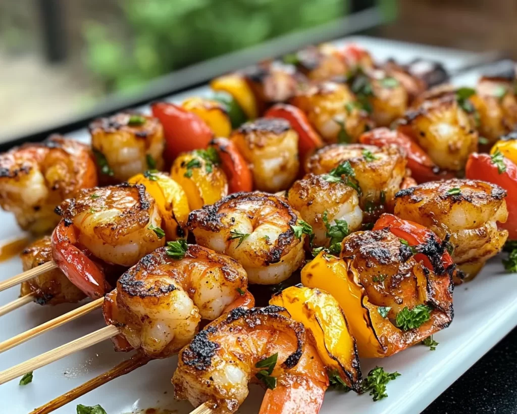 Summer Dinner Ideas: BBQ Shrimp Skewers in 15 Minutes