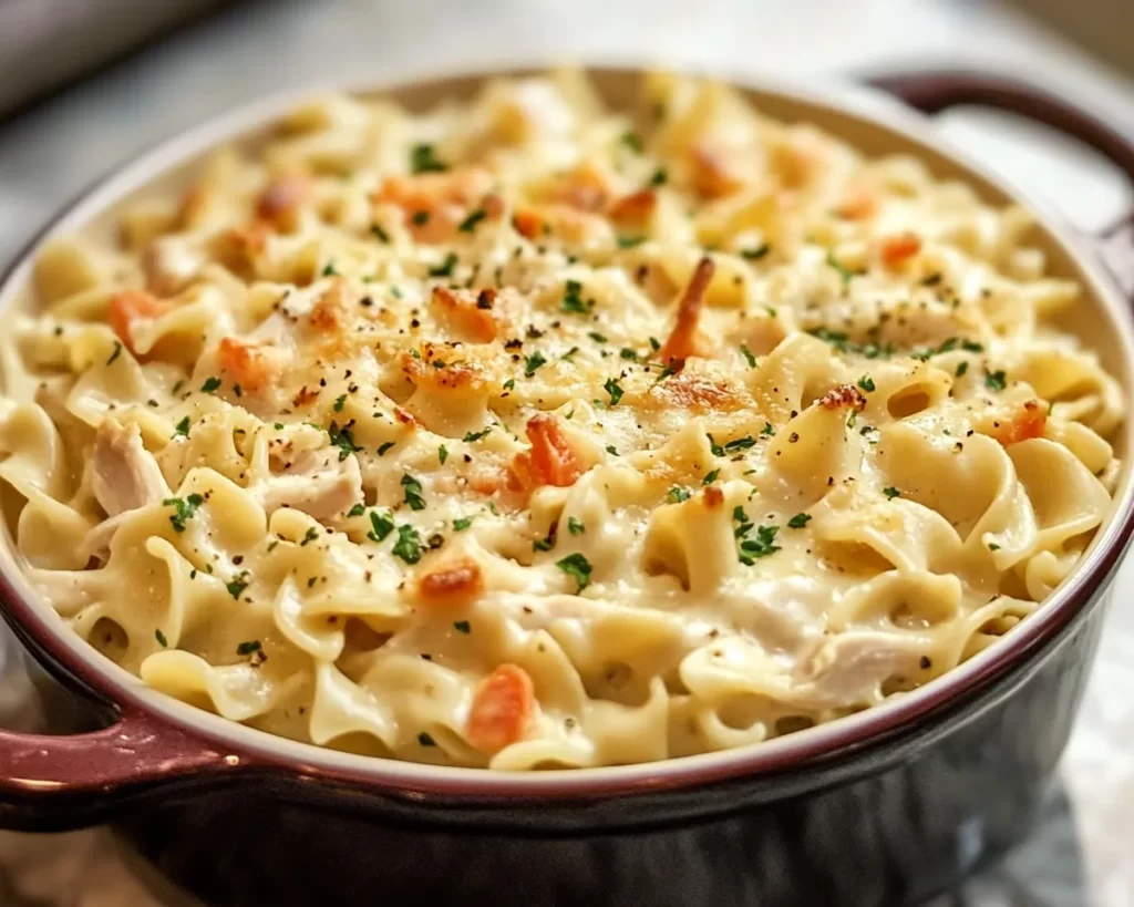Easy Dinner Recipes for Family: Creamy Chicken Noodle Casserole in 30 Minutes