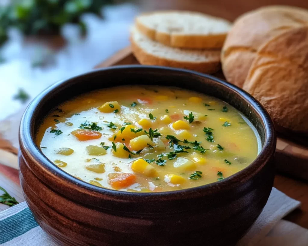 Spring Soup: Sweet Corn & Potato Chowder in 25 Minutes