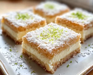 Spring Desserts: Coconut Lime Bars in 5 Steps