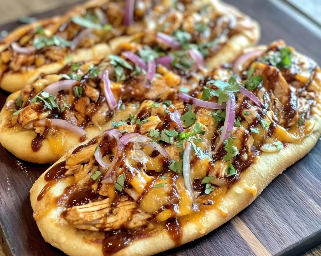 Summer Dinner Ideas: BBQ Chicken Flatbread in 15 Minutes