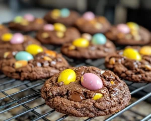 Spring Cookies: Cadbury Egg Cookies