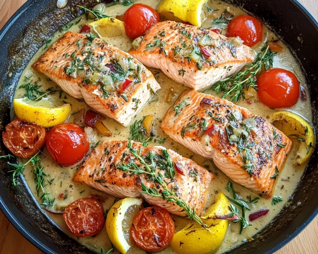 Spring Dinner Ideas: Creamy Tuscan Salmon in 20 Minutes