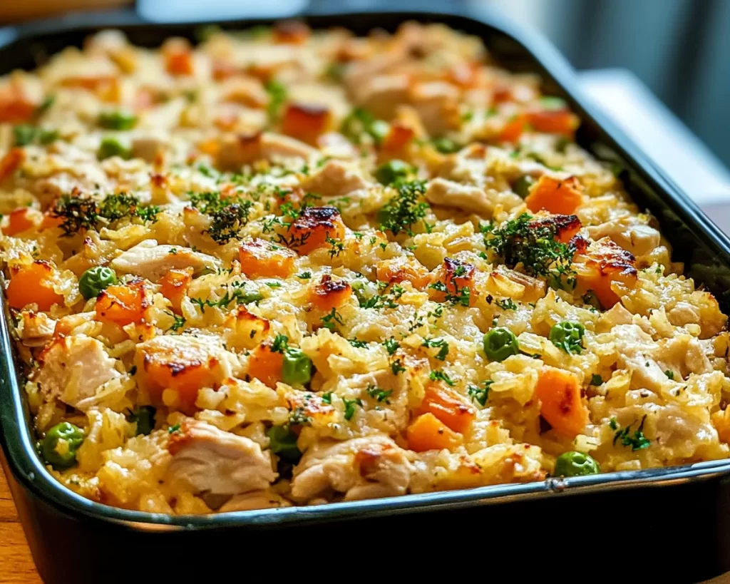 Healthy Chicken and Rice Casserole