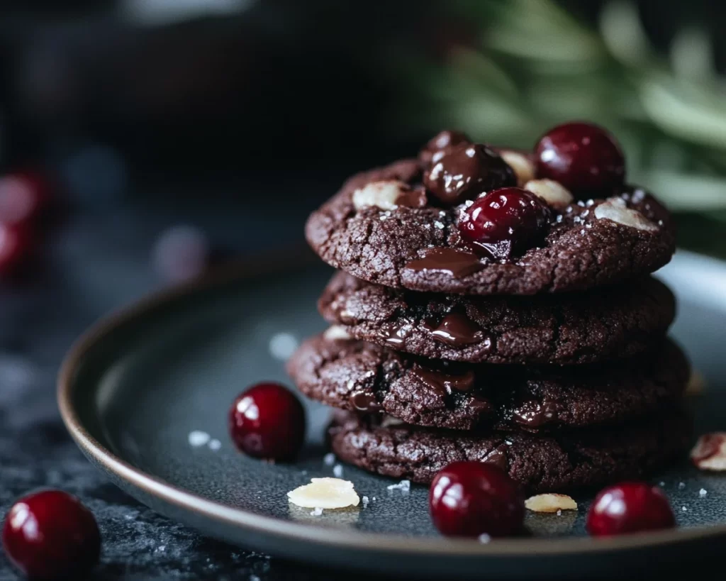 Black Forest Cookie: Cherry Garcia Inspired Chocolate Cookies in 25 Minutes