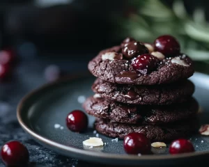 Black Forest Cookie: Cherry Garcia Inspired Chocolate Cookies in 25 Minutes