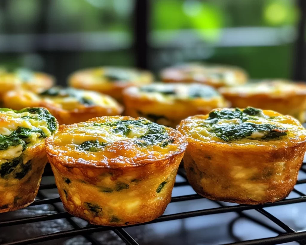 Healthy Easy Recipes: Spinach Feta Egg Muffins in 20 Minutes