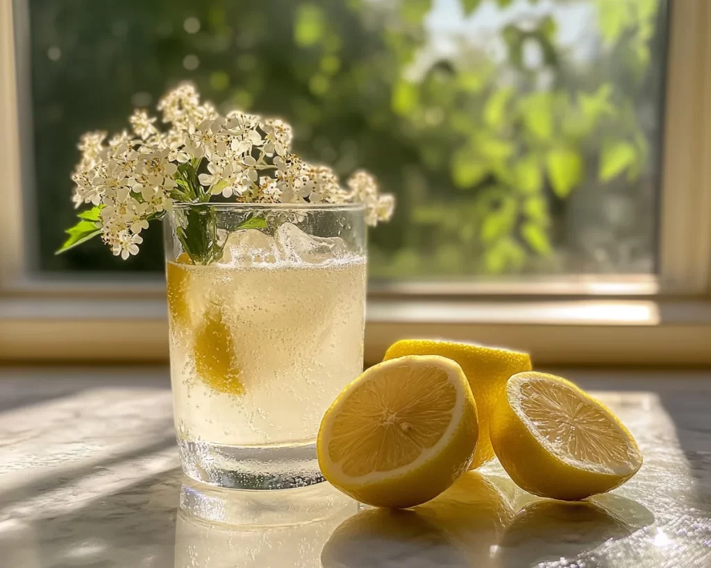 Spring Drinks: Sparkling Elderflower Lemonade in 10 Minutes